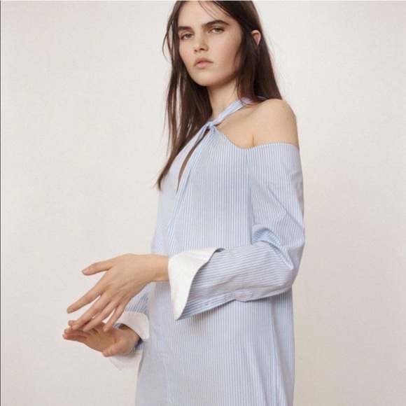 Rag & Bone Collingwood Long Sleeve Cold Shoulder Dress - Picture 3 of 12